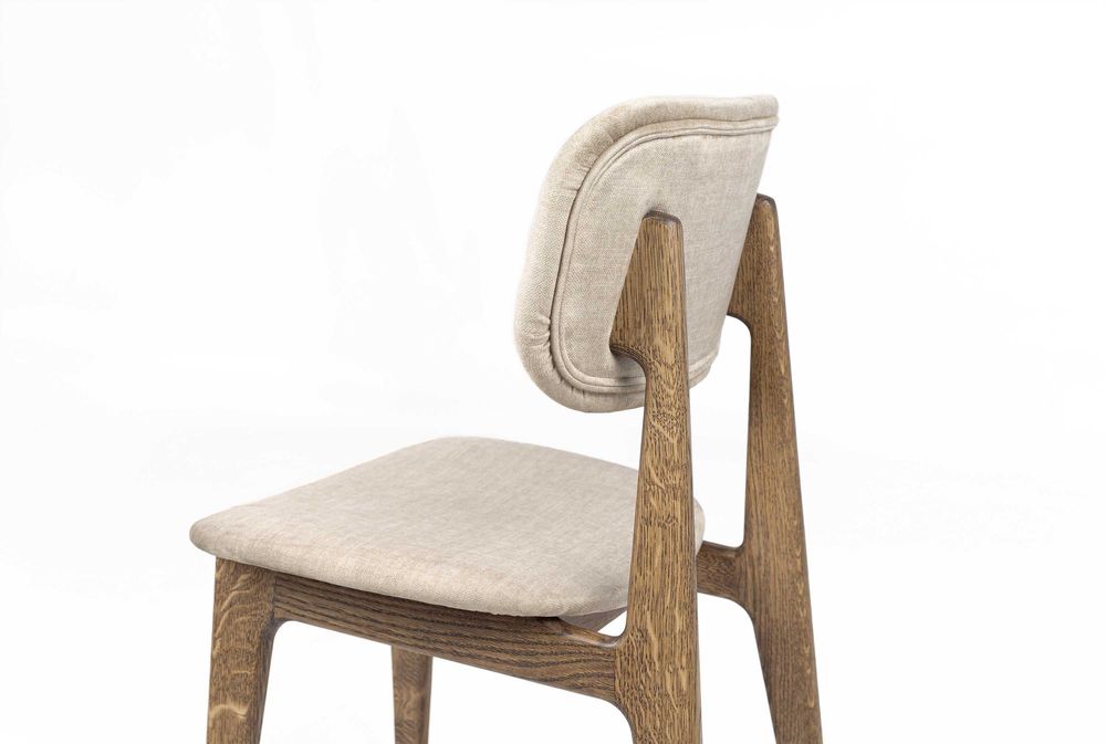 Scaun dining lemn masiv de stejar, OTIS, Topaz05, 84x42x46 cm