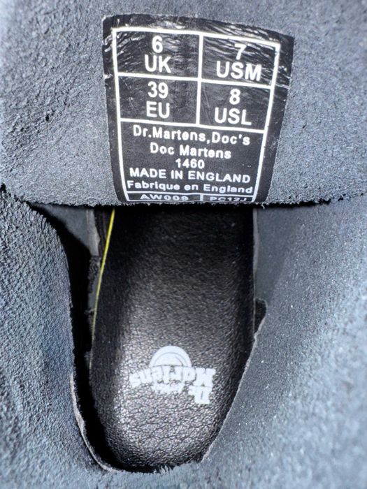 Ghete Dr. martens Rick Owens 39