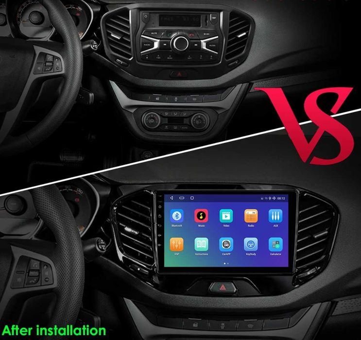 LADA VESTA CROSS SPORT 2015 - 2019 9" Андроид навигация, 9546