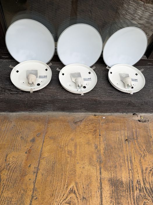 Плафон таванен/стенен IKEA LOCK – 3 бр,