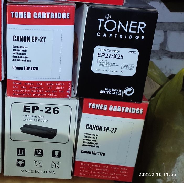 картриджи HP278, HP 26/27