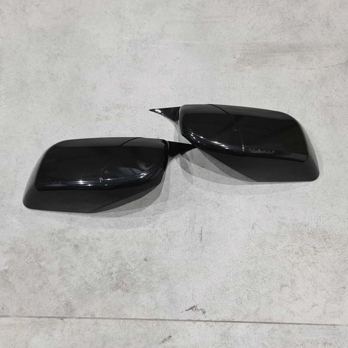 Capace Oglinzi M Style Batman BMW Seria 5 E60 E61 E63 64, Negru Lucios