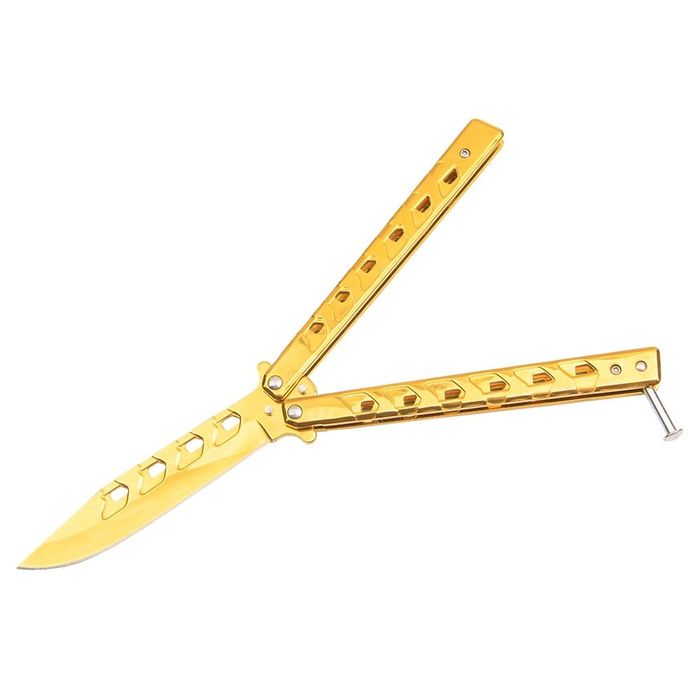 Briceag fluture Future Wings, otel inoxidabil, 24 cm, auriu