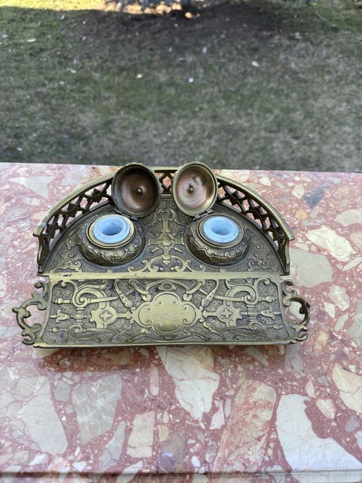 Suport calimara din bronz masiv