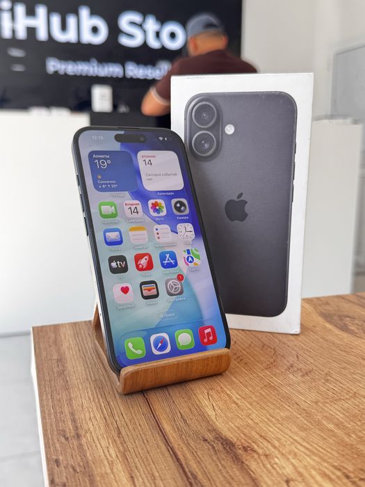 Айфон16•128гб/96%қара