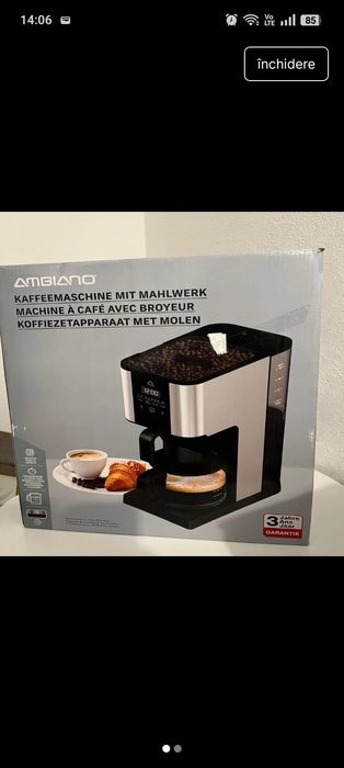 Aparat boabe cafea,doar probat.