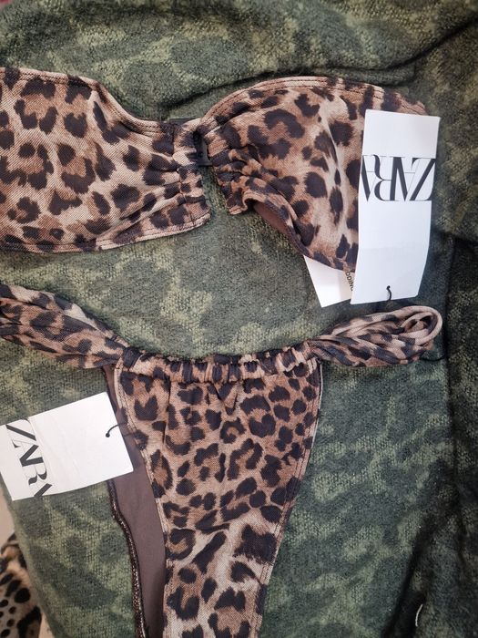 Дамски бански Zara леопард