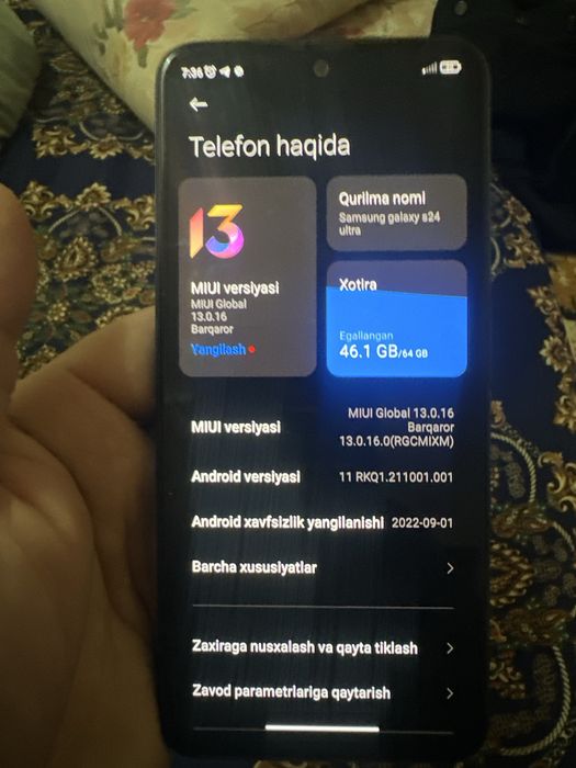 Redmi note 11 garantiya