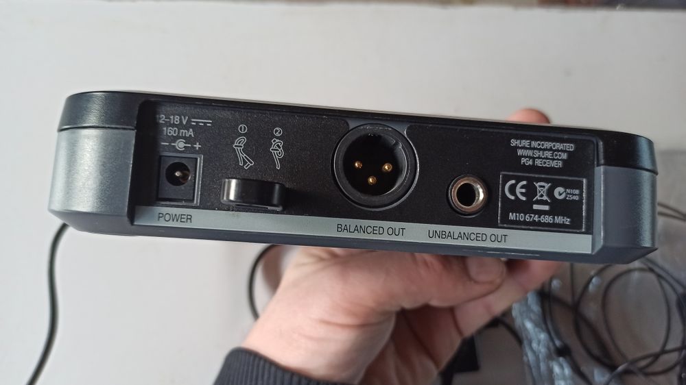 Безжична микрофонна система за глава SHURE PG4, PG1, PG30