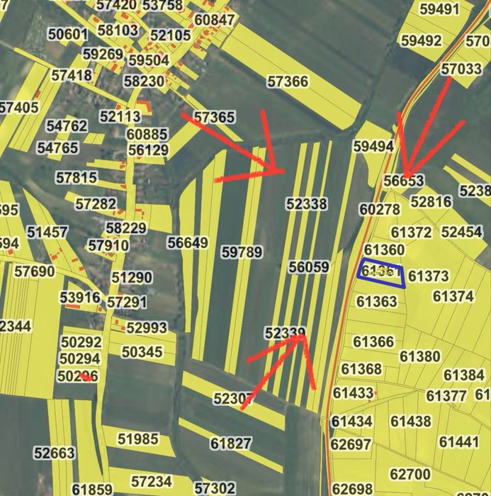 Teren  5.800mp extravilan Ludus/Roșiori