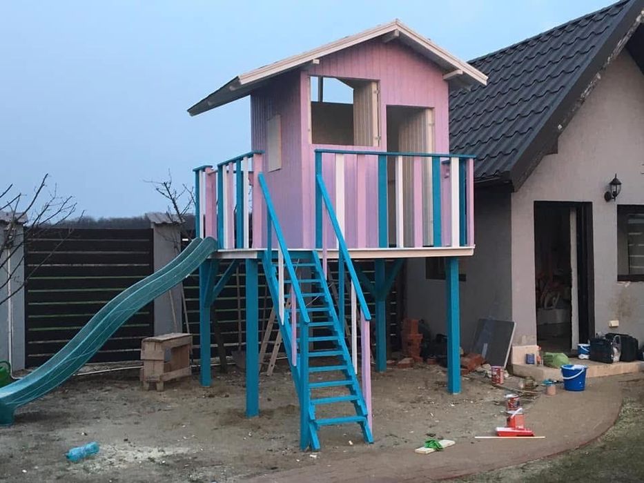 Grătar din căramidă și terase/foișoare