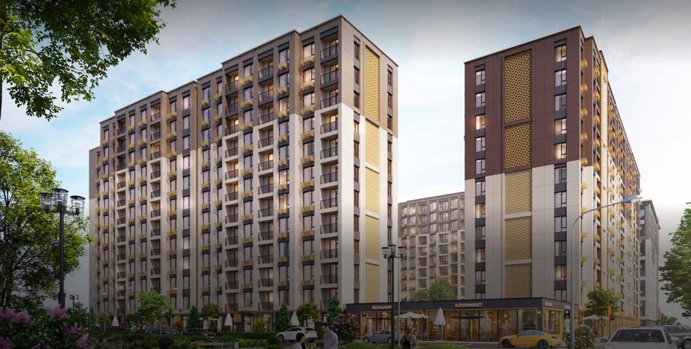 Продаётся 2ком NRG Jomiy 72м2 ор-р: Круг Джомий, строительный рынок