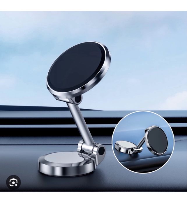 Suport Telefon Magnetic Rabatabil cu Adeziv Pentru Bord