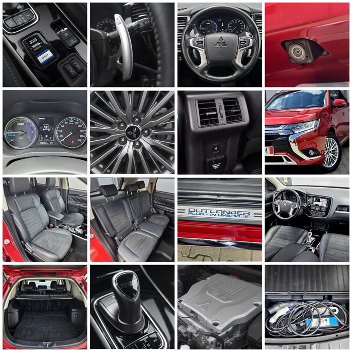 Mitsubishi Outlander PHEV | 2019 | 100.000km | 4x4 | Automat | Plug-in Hybrid | Visiniu Metalizat | Led Xenon | Camera | Navi | Piele Alcantara | TOP