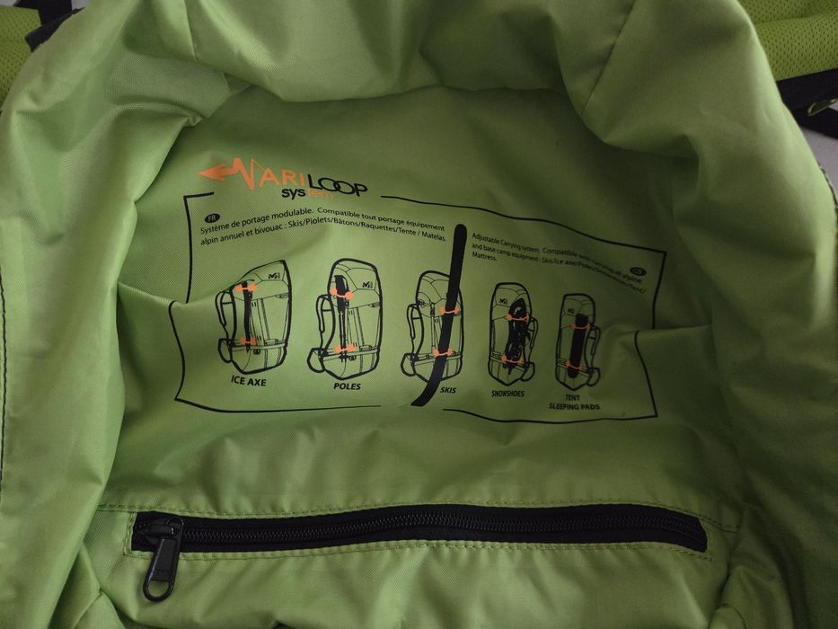 Vand rucsac negru Millet Ubic 50+10