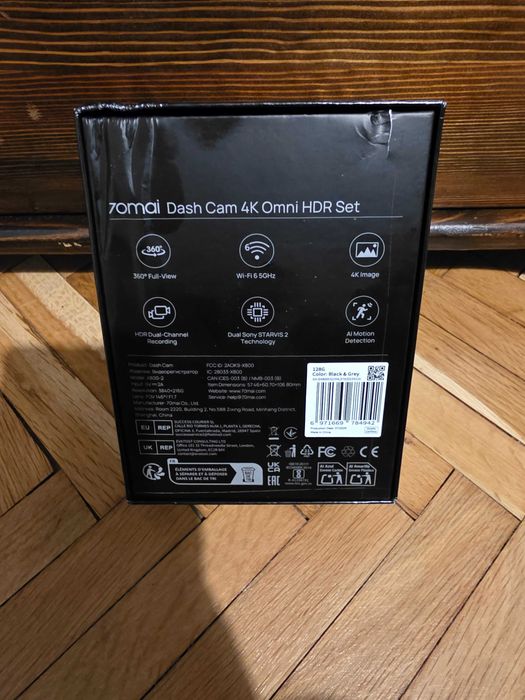 70mai Omni X800-2BK + RC14. Чисто нов.