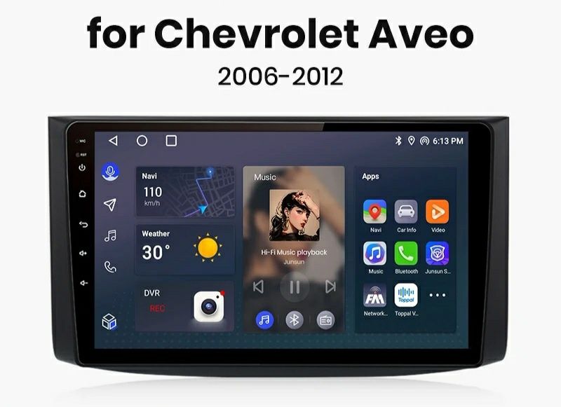 Navigatie Android dedicata pentru Chevrolet Aveo (2006-2012)