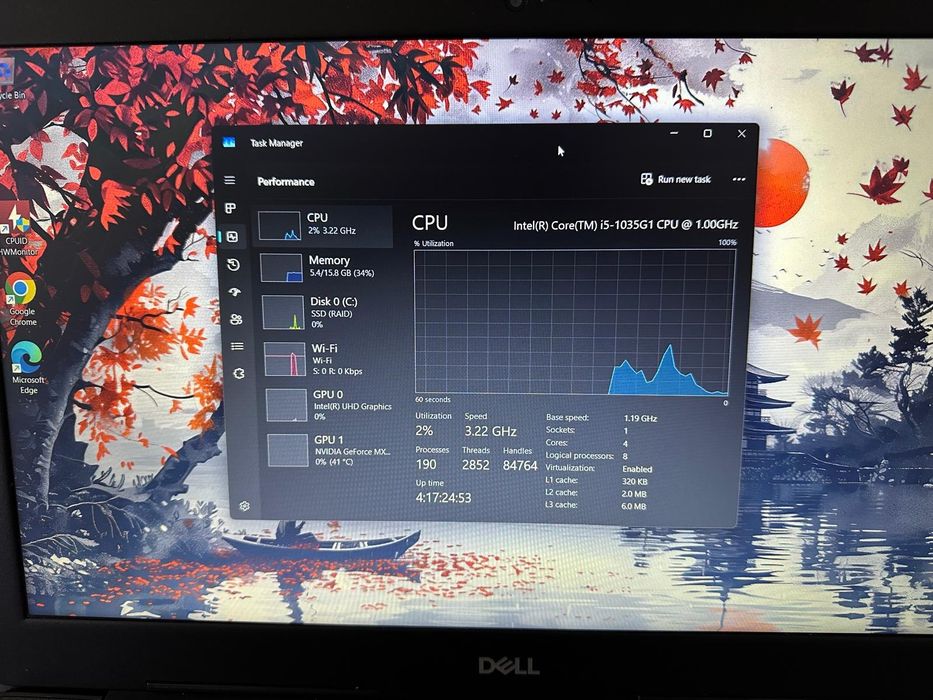 Laptop office/ low gaming i5-1036G1, NVIDIA MX230, 8GB RAM