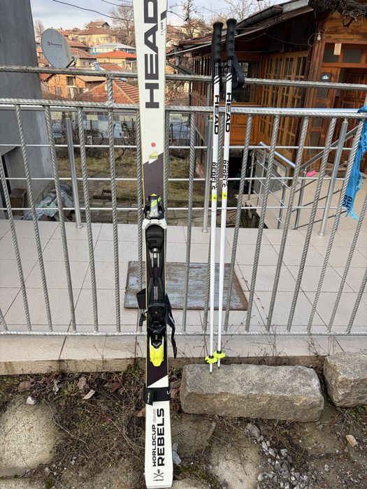 Ски и щеки Head World Cup топ състояние