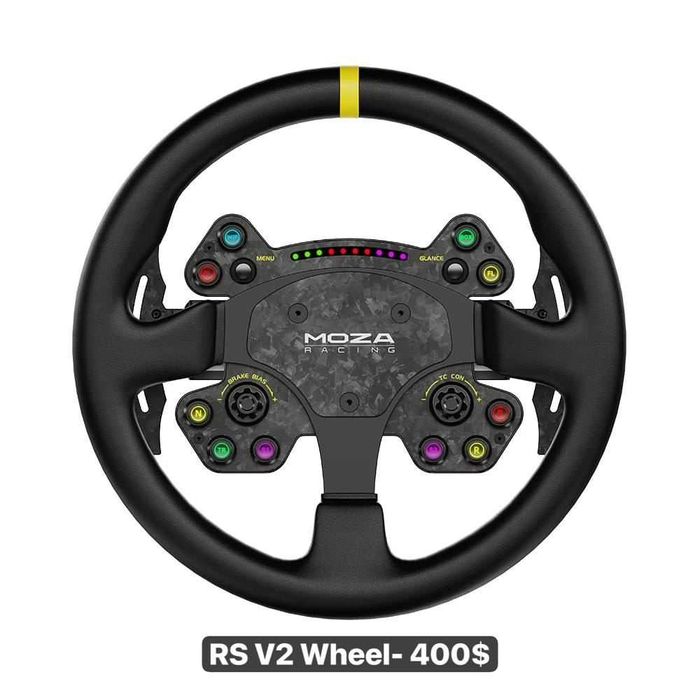 A28Electronics предлагает новые рулевые колеса MOZA