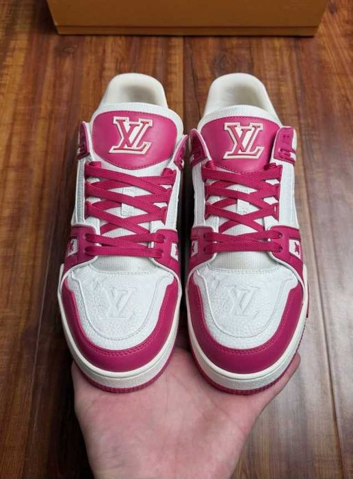 Louis Vuitton Trainer LV Monogram White Pink 36-42