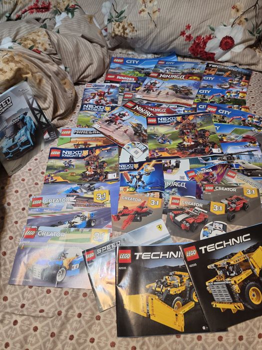 7,5 kg lego, minecraft, nexus knights, city, marvel