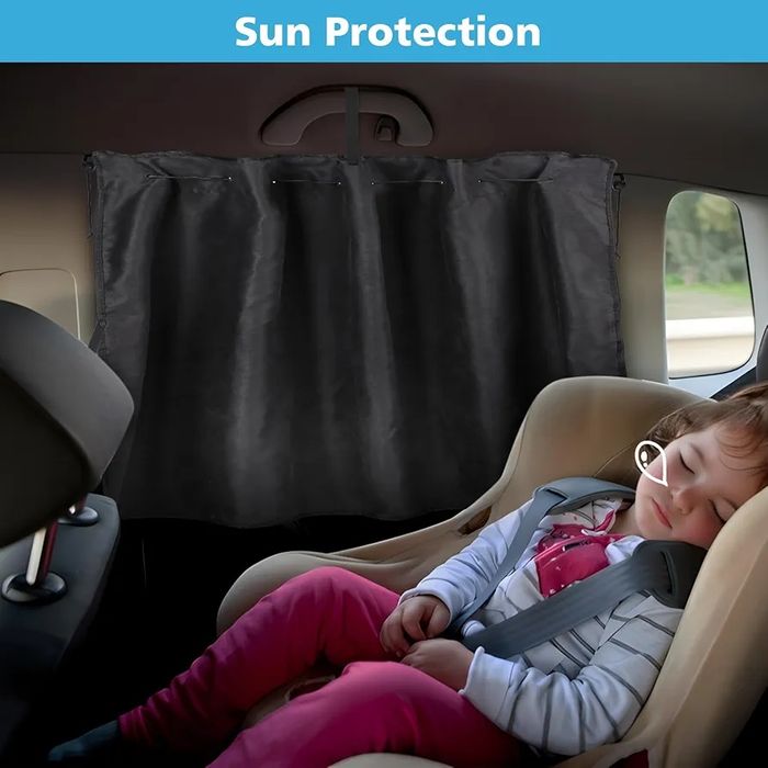 Комплект затъмняващи автомобилни завеси ZATOOTO, 3 части