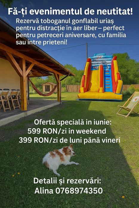 Tobogan ( Topogan ) Gonflabil Industrial