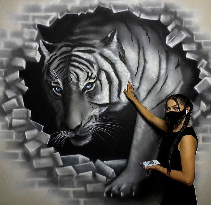 художник, роспись стен,  граффити