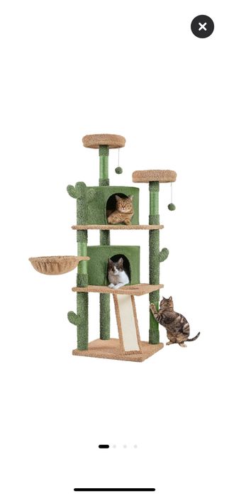 Катерушка за котки (дърво)