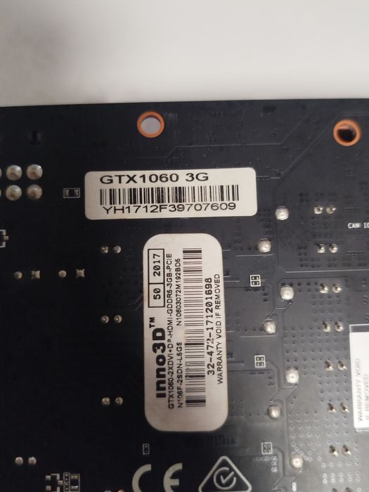 Видео карта gtx1060 3gb