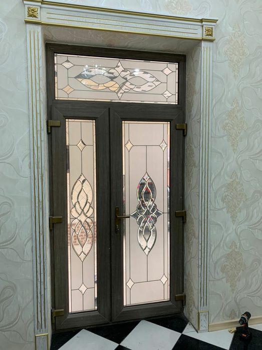 витражные окна на заказ vitraj oynalar zakazga