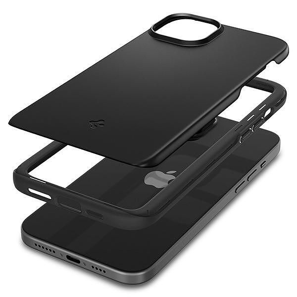 Spigen thin fit iphone 15 6.1" black acs06776