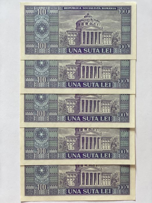 Bancnote vechi Romania UNC 100 lei