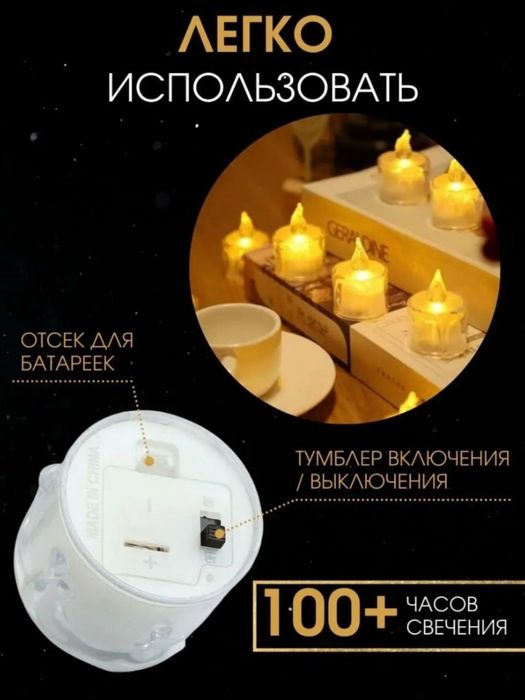 Светодиодные led свечи.
