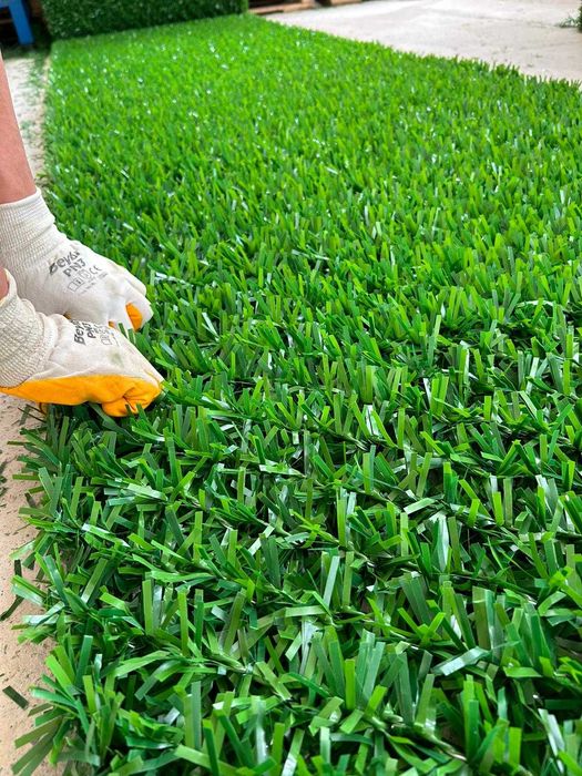 Зелена мрежа от изкуствена трева | Най-добра цена!