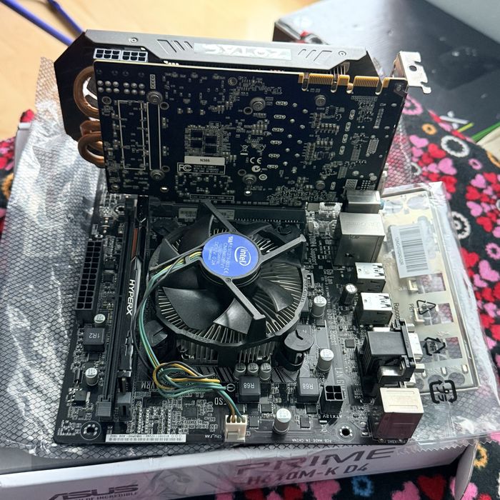 Kit Placa de baza+procesor i5 + placa video si o placuta 8 ram ddr4