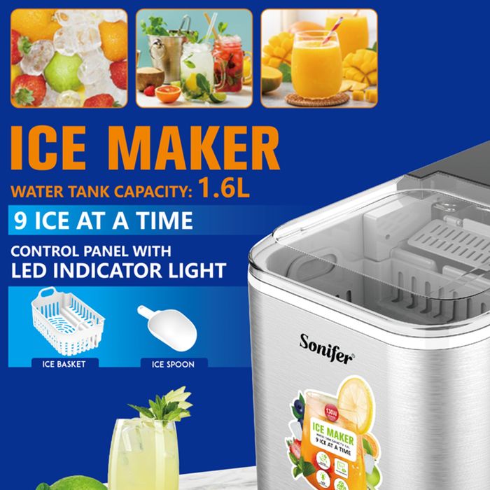 Ледогенератор, icemaker machine, muz mashinasi SONIFER SF-6525 ORGINAL