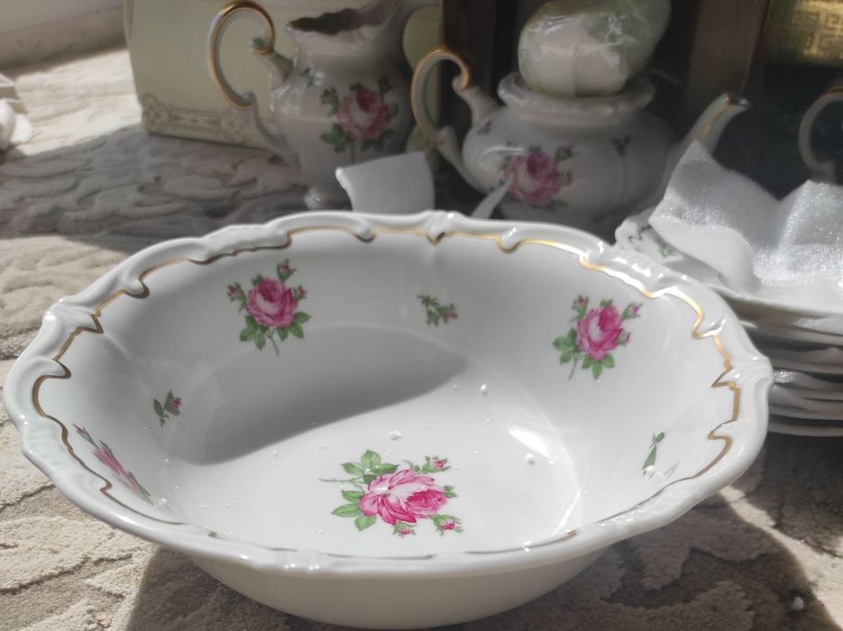 Фарфоровый чайный сервиз "WEIMAR, Katharina 2052, LUX" на 6 персон