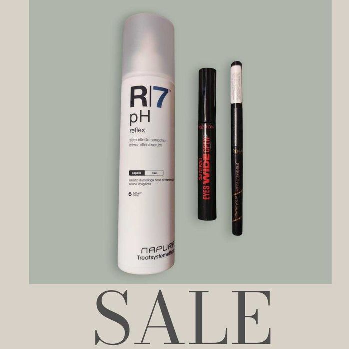 Серум за коса с ефект на ламиниране и огледален блясък "NAPURA"