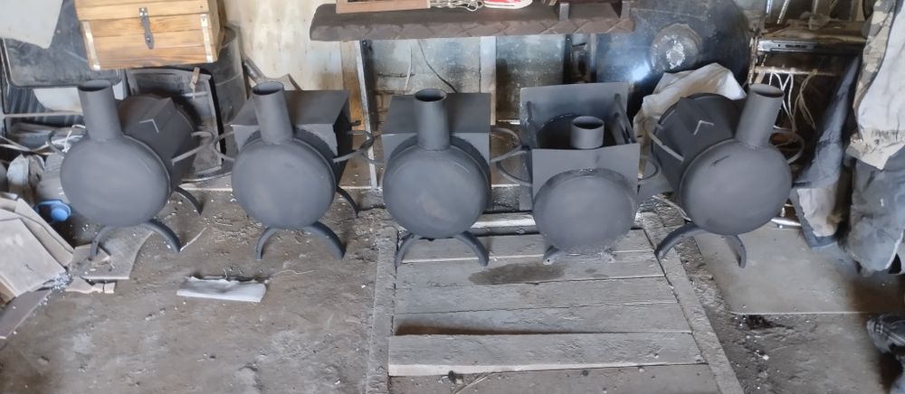 Печьбуржуйка очаг под казан