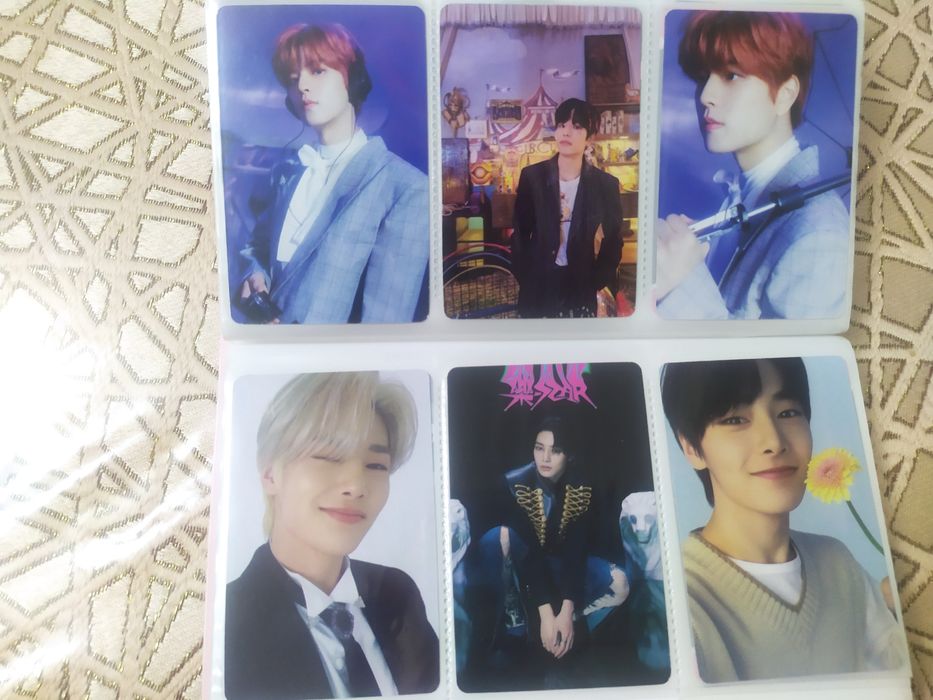 fotokarta(ive,attack on titan,lesserafim,g-idle,blackpink,skz,itzy)