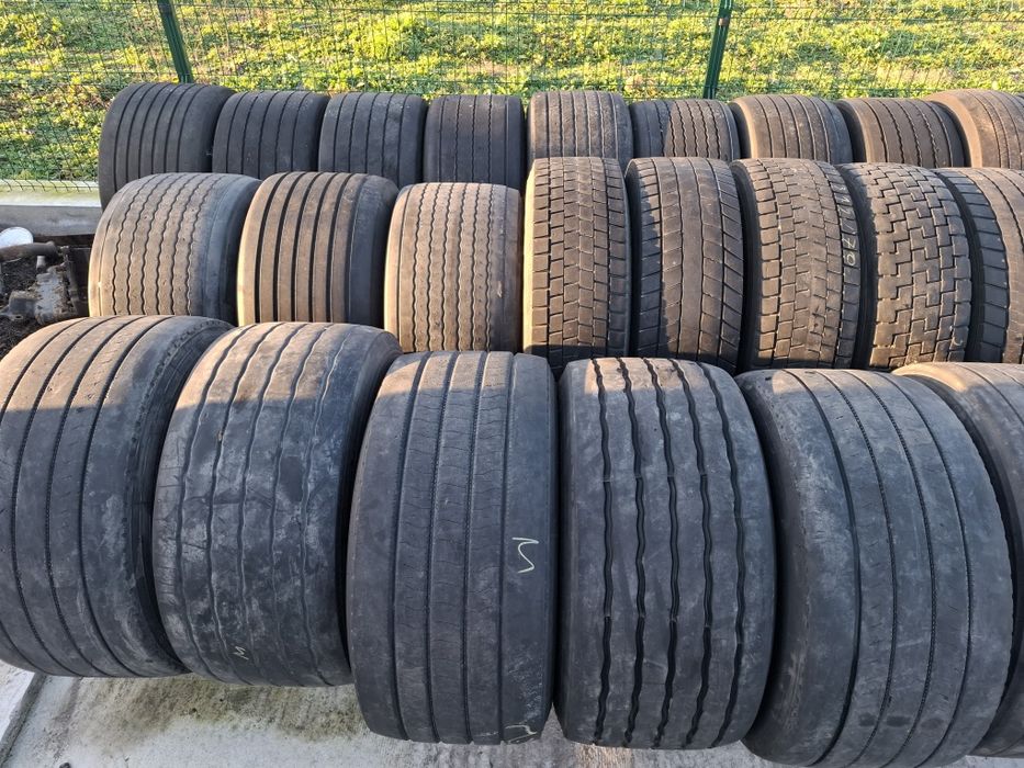 435 50 19.5 ,445 45 19.5 ,385 65 22.5, 385 55 22.5, 315 70 22.5 гуми