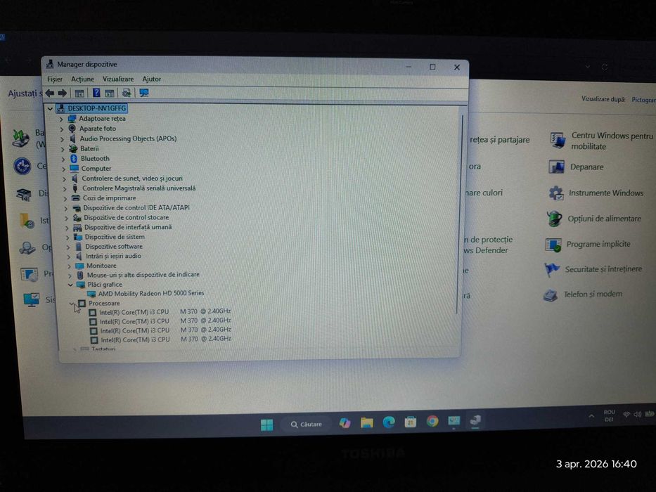 Laptop Toshiba Satellite Pro L650-MP deosebit, SSD nou garantie !