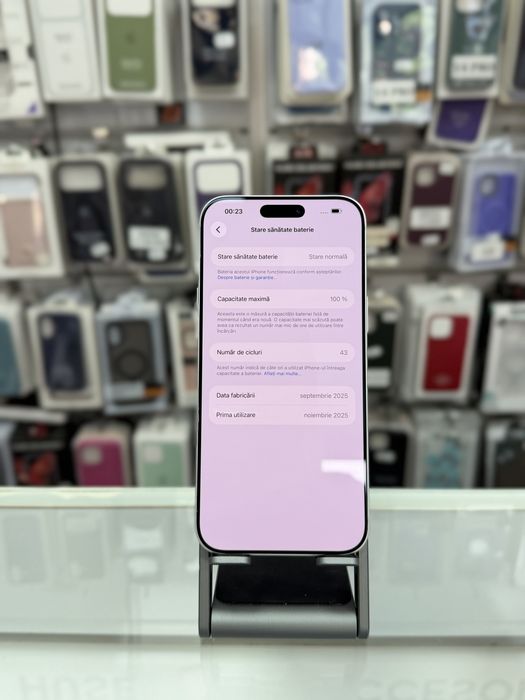 Iphone 17 Pro Max  - Memorie 256GB - Sanatate baterie 100% - DeBi GSM Mobile