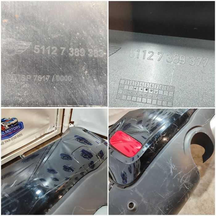 BARA SPATE MINI COUNTRYMAN (F60) X-LINE / ALL4 SUV / CROSSOVER 5 USI COD OEM 51127389383 / 51127389377 / 7389383 / 7389377 2017-2024 (4F3)