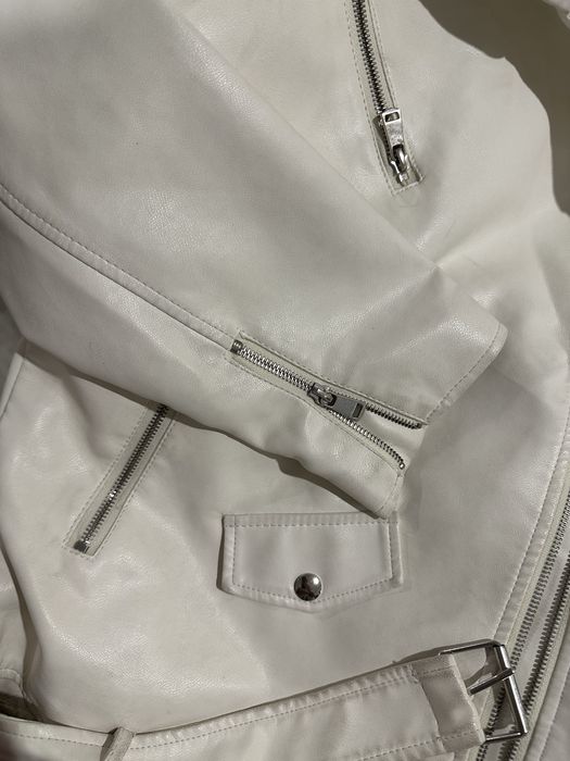 Кожанка оверсайз