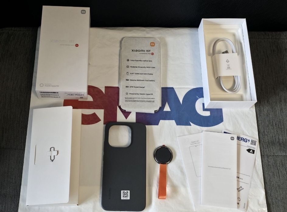 КАТО НОВ 256GB Xiaomi 15T EMAG Гаранция 2027г. Black / Черен 15 T