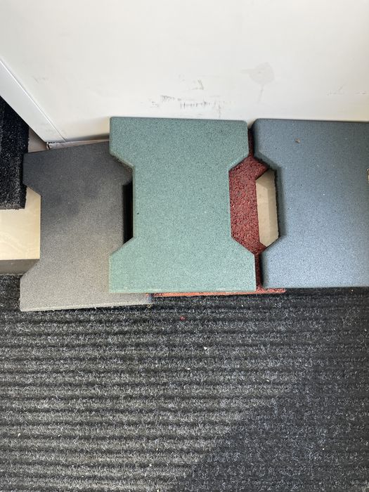 Резиновая плитка, брусчатка