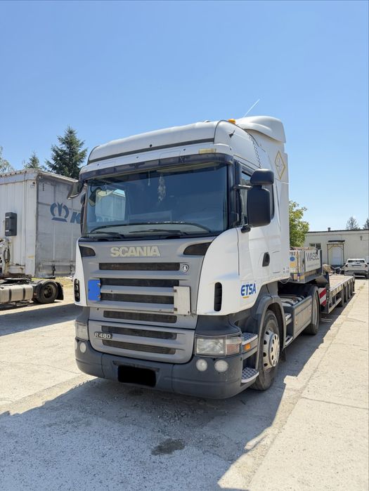 SCANIA R480 Standard ADR + Faymonville Trailer Multimax F-11 4 Axe